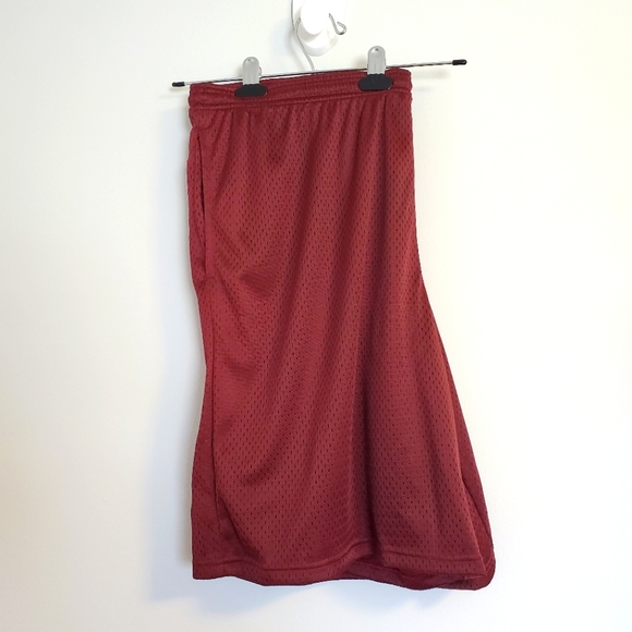 Champion Mesh Men's Shorts in Maroon Red - Picture 8 of 12